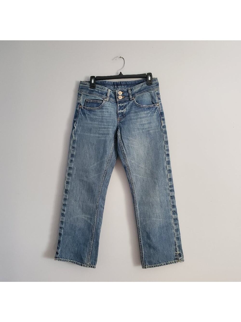Banana Republic Boyfriend Cut Blue Denim Jeans Size 6